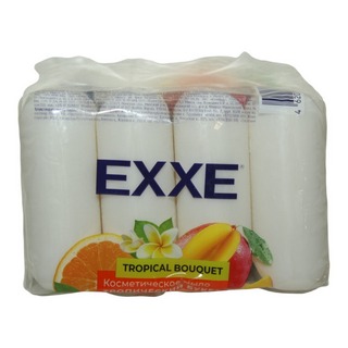 EXXE Косметическое мыло Тропический букет 4*70гр экопак